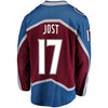 Image of Tyson Jost Colorado Avalanche Breakaway Player Jersey – Burgundy 2019