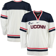 UConn Huskies NCAA Replica Hockey Jersey - White 2019