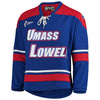 Image of UMass Lowell River Hawks Replica Hockey Jersey – Royal 2019