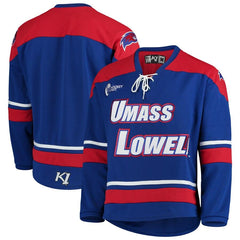 UMass Lowell River Hawks Replica Hockey Jersey – Royal 2019