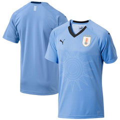 Uruguay National Team Puma Home Blank Jersey - Blue 2019