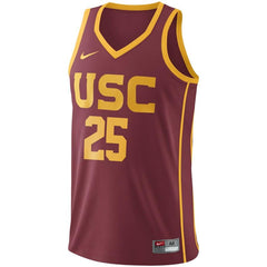 USC Trojans College Replica Basketball Jersey – Cardinal 2019