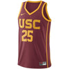 Image of USC Trojans College Replica Basketball Jersey – Cardinal 2019