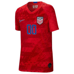 USMNT Youth 2019 Away Replica Stadium Custom Jersey – Red 2019