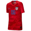 Image of USMNT Youth 2019 Away Replica Stadium Custom Jersey – Red 2019