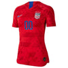 Image of USWNT Women's 2019 Away Vapor Custom Jersey – Red 2019