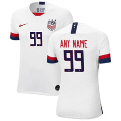 USWNT Women's 2019 Home Replica Stadium "99ers" Custom Jersey – White 2019