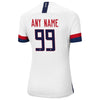 Image of USWNT Women's 2019 Home Replica Stadium "99ers" Custom Jersey – White 2019