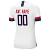 Image of USWNT Women's 2019 Home Replica Stadium Custom Jersey – White 2019