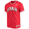 Image of Utah Utes Under Armour NCAA Replica Baseball Performance Jersey – Red 2019