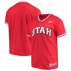 Utah Utes Under Armour NCAA Replica Baseball Performance Jersey – Red 2019