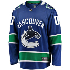 Vancouver Canucks Home Breakaway Custom Jersey - Blue 2019