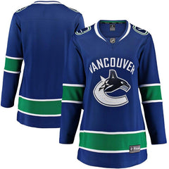 Vancouver Canucks Women's Breakaway Home Jersey - Blue 2019