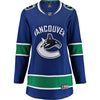 Image of Vancouver Canucks Women's Breakaway Home Jersey - Blue 2019