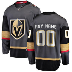 Vegas Golden Knights Home Breakaway Custom Jersey - Black 2019