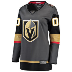 Vegas Golden Knights Women's Home Breakaway Custom Jersey - Black 2019