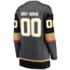 Image of Vegas Golden Knights Women's Home Breakaway Custom Jersey - Black 2019