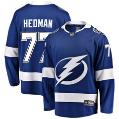 Victor Hedman Tampa Bay Lightning Home Premier Breakaway Player Jersey – Blue 2019