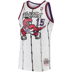 Vince Carter Toronto Raptors Mitchell & Ness 1997-98 Hardwood Classics Swingman Jersey - White 2019