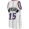 Image of Vince Carter Toronto Raptors Mitchell &amp; Ness 1997-98 Hardwood Classics Swingman Jersey - White 2019