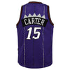 Image of Vince Carter Toronto Raptors Mitchell &amp; Ness Youth Hardwood Classics Swingman Throwback Jersey – Purple 2019