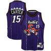 Image of Vince Carter Toronto Raptors Mitchell &amp; Ness Youth Hardwood Classics Swingman Throwback Jersey – Purple 2019