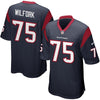 Image of Vince Wilfork Houston Texans Game Jersey - Navy Blue 2019