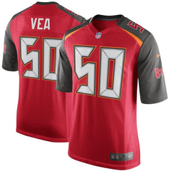 Vita Vea Tampa Bay Buccaneers Game Jersey – Red 2019