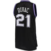 Image of Vlade Divac Sacramento Kings Hardwood Classics Road Swingman Jersey - Black 2019