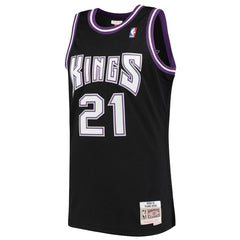 Vlade Divac Sacramento Kings Mitchell & Ness 2000-01 Hardwood Classics Swingman Jersey - Black 2019