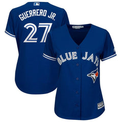 Vladimir Guerrero Jr. Toronto Blue Jays Majestic Women's Cool Base Player Jersey – Royal 2019