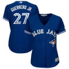 Image of Vladimir Guerrero Jr. Toronto Blue Jays Majestic Women's Cool Base Player Jersey – Royal 2019