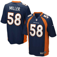 Von Miller Denver Broncos Alternate Game Jersey - Navy Blue 2019