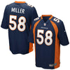 Image of Von Miller Denver Broncos Alternate Game Jersey - Navy Blue 2019