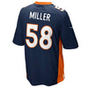 Image of Von Miller Denver Broncos Alternate Game Jersey - Navy Blue 2019