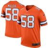 Image of Von Miller Denver Broncos Color Rush Legend Jersey - Orange 2019