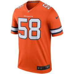 Von Miller Denver Broncos Color Rush Legend Jersey - Orange 2019