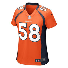 Von Miller Denver Broncos Girls Youth Game Jersey - Orange 2019