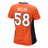 Image of Von Miller Denver Broncos Girls Youth Game Jersey - Orange 2019