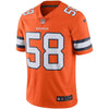 Image of Von Miller Denver Broncos Vapor Untouchable Color Rush Limited Player Jersey - Orange 2019