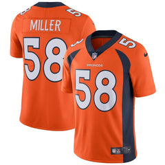 Von Miller Denver Broncos Vapor Untouchable Limited Player Jersey - Orange 2019