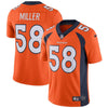 Image of Von Miller Denver Broncos Vapor Untouchable Limited Player Jersey - Orange 2019