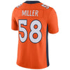 Image of Von Miller Denver Broncos Vapor Untouchable Limited Player Jersey - Orange 2019