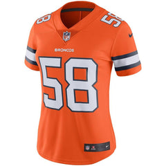 Von Miller Denver Broncos Women's Color Rush Limited Jersey - Orange 2019