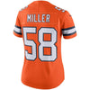 Image of Von Miller Denver Broncos Women's Color Rush Limited Jersey - Orange 2019
