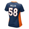 Image of Von Miller Denver Broncos Women's Game Jersey - Navy Blue 2019