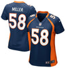 Image of Von Miller Denver Broncos Women's Game Jersey - Navy Blue 2019