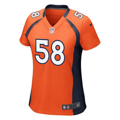 Von Miller Denver Broncos Women's Game Jersey - Orange 2019