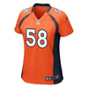 Image of Von Miller Denver Broncos Women's Game Jersey - Orange 2019