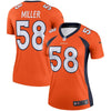 Image of Von Miller Denver Broncos Women's Legend Jersey – Orange 2019